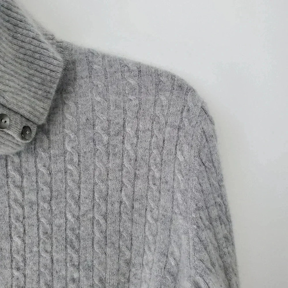 Jones New  York cashmere cable knit turtleneck sweater - Picture 8 of 9